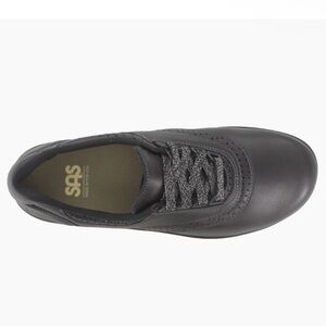 SAS Women's Walk Easy Black Walking Shoe